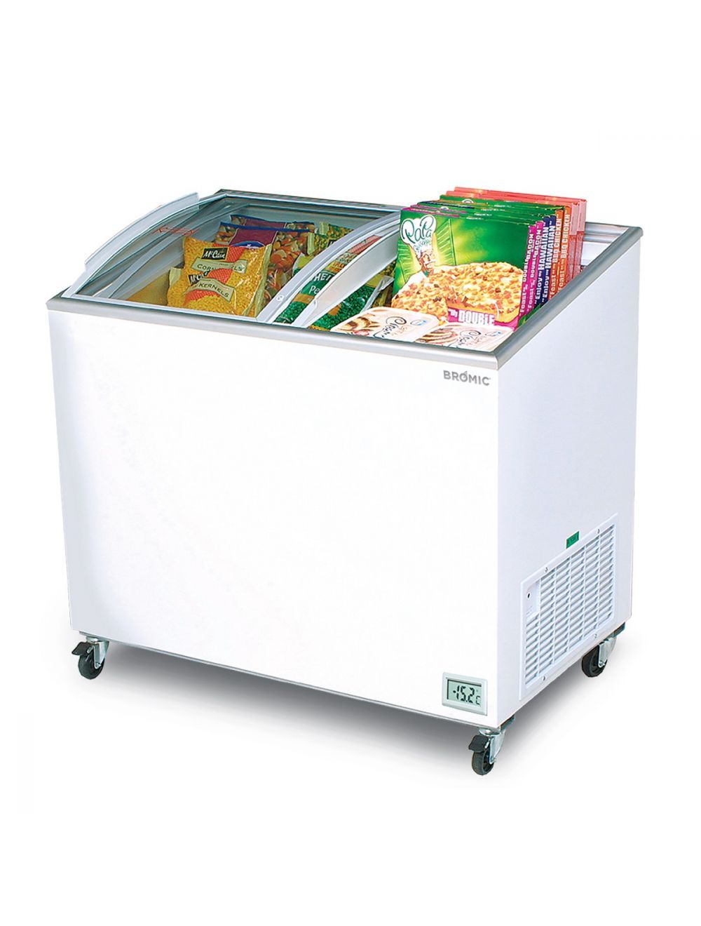 Bromic Display Chest Freezer Angled Glass Top 176L CF0200ATCG-NR