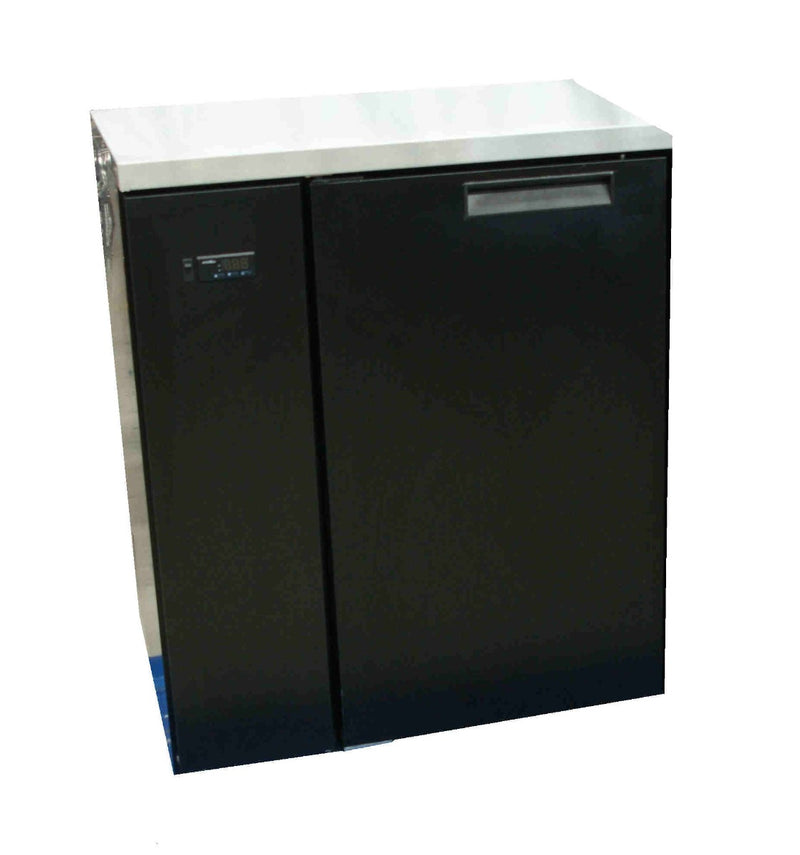 Williams Cameo - One Door Black Colorbond Remote Back Bar Counter Display Refrigerator