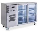 Williams Cameo - Two Door Stainless Steel Under Counter Display Refrigerator