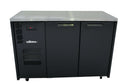 Williams Cameo - Two Door Black Colorbond Under Counter Display Refrigerator