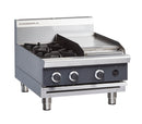 Cobra C6C-B 600mm Two Burner / Griddle Gas Cooktop - Bench Model