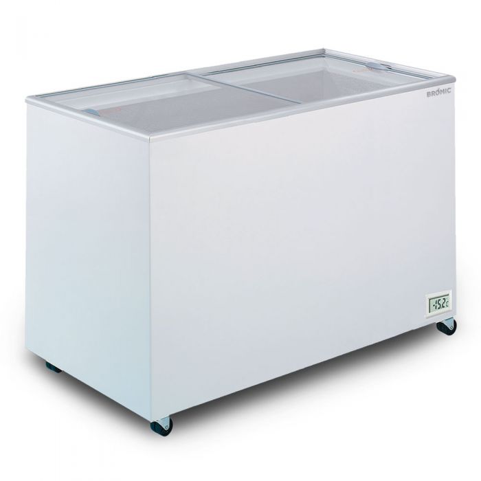 Bromic Display Chest Freezer - 401L Flat Glass Top CF0400FTFG-NR