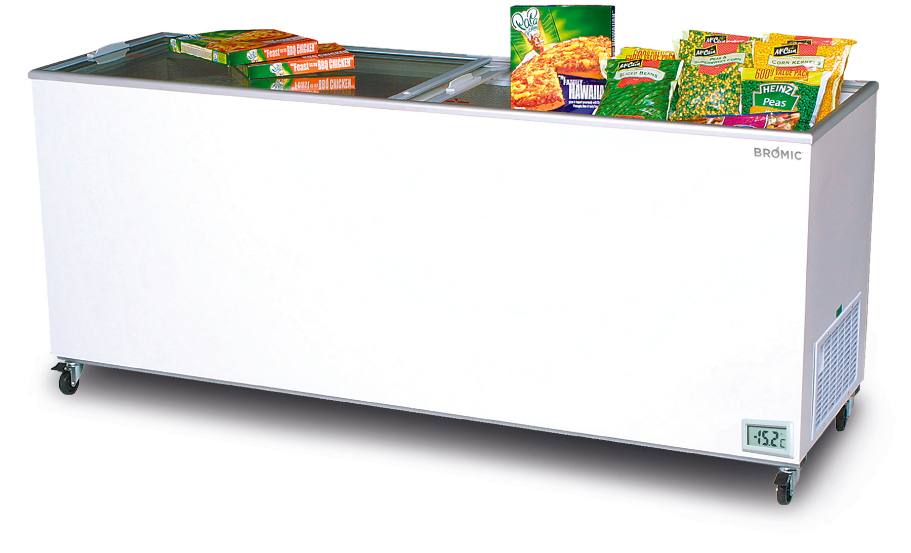 Bromic Display Chest Freezer - 670L Flat Glass Top CF0700FTFG-NR