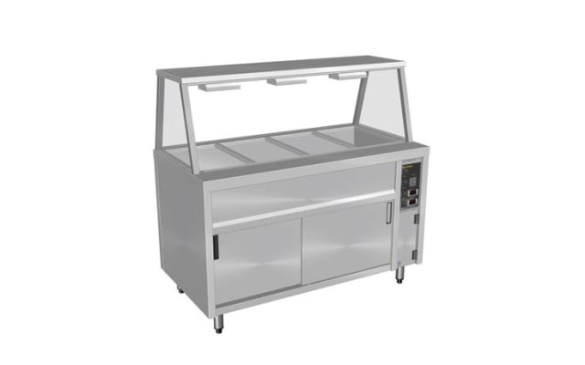 Culinaire - CH.BMH.I.GA.4 - Island Bain Marie with A Frame Gantry -  4 Module