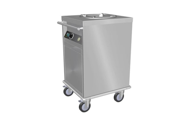 Culinaire - CH.PD.HS.2 - Dual Tube Mobile Plate Dispenser with Static Heating