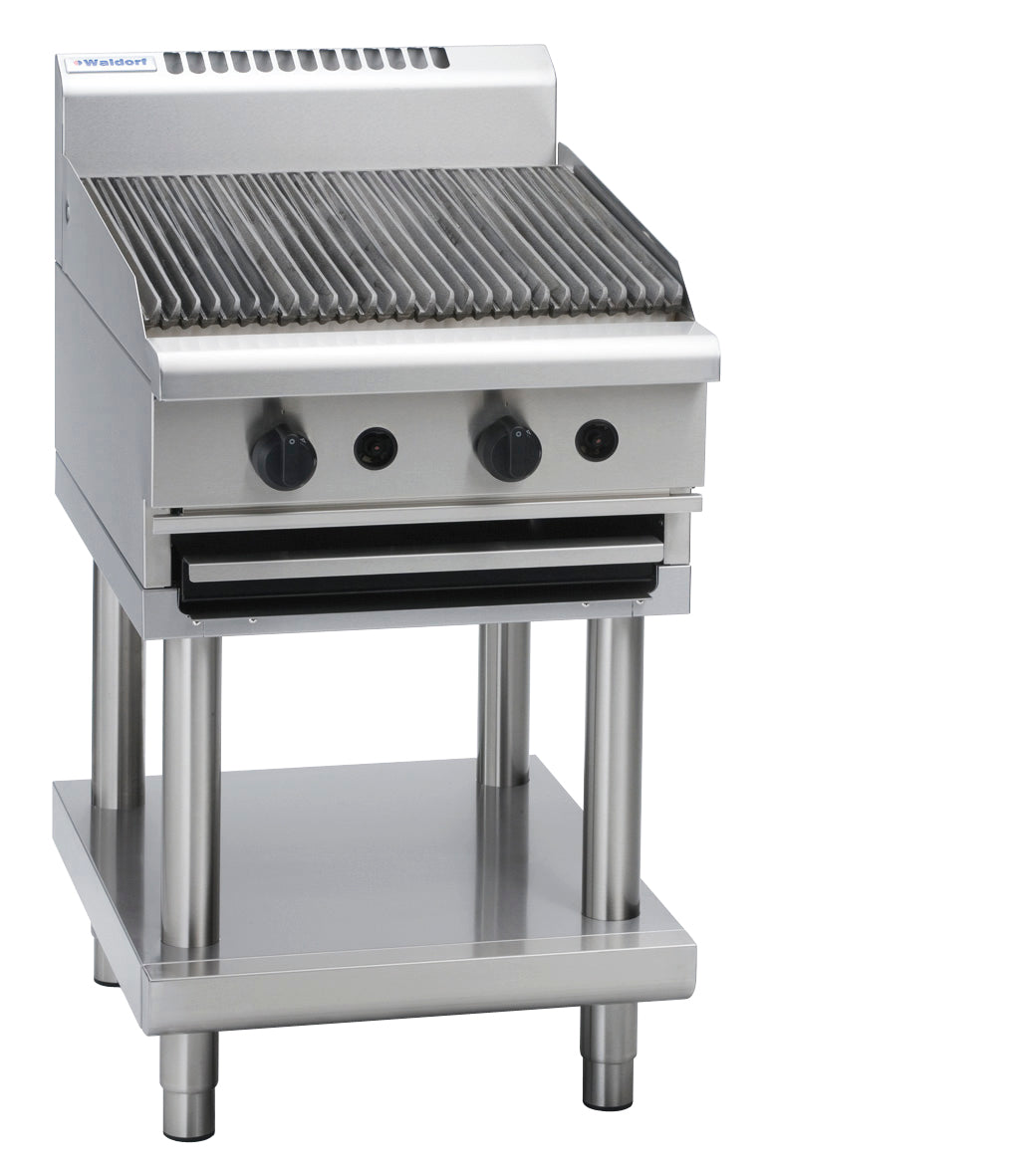 Waldorf 800 Series CHL8600G-B 600mm Gas Chargrill Low Back Version Bench Model