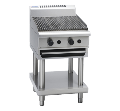 Waldorf 800 Series CHL8600G-LS 600mm Gas Chargrill Low Back Version Leg Stand