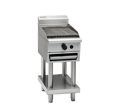 Waldorf 800 Series CHL8450G-LS - 450mm Gas Chargrill Low Back Version - Leg Stand