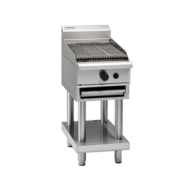 Waldorf 800 Series CHL8600G-CB - 600mm Gas Chargrill Low Back Version - Cabinet Base