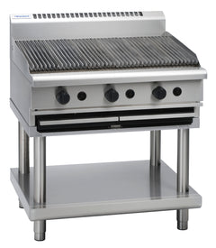 Waldorf 800 Series CHL8900G-B 900mm Gas Chargrill Low Back Version Bench Model