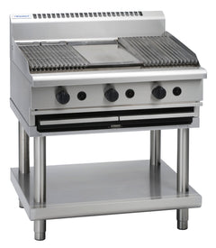 Waldorf 800 Series CH8900G-B - 900mm Gas Chargrill Bench Model