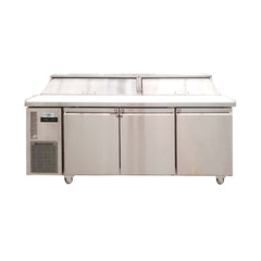 Austune 3 Door Salad Table-Hood 1800