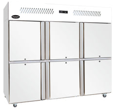Austune 6 Half Door Upright Chiller