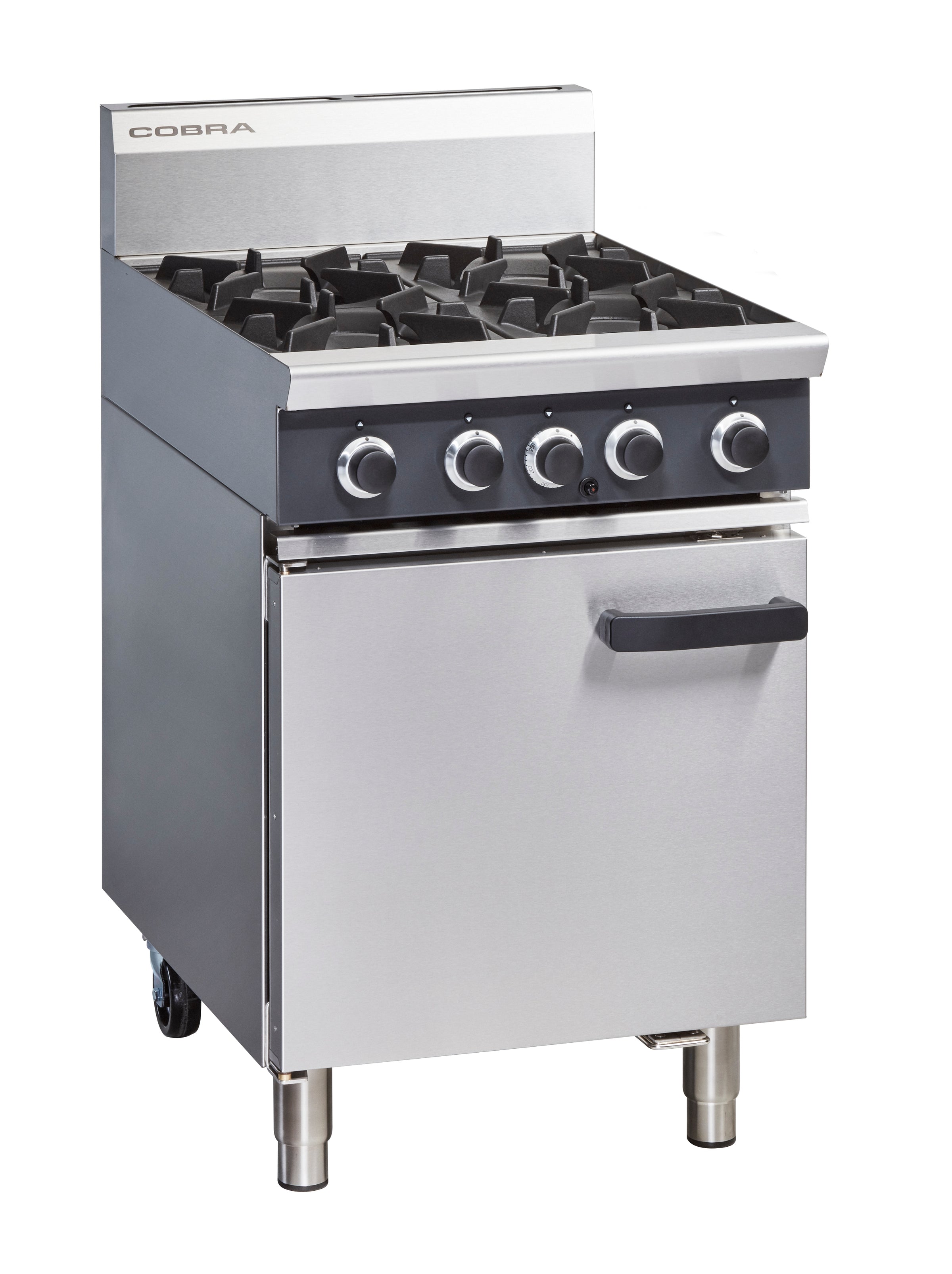 Cobra CR6D - 600mm Four Burner Gas Range Static Oven