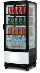 Bromic Countertop Fridge - 98L LED Single Door - Curved Glass CT0100G4BC-NR