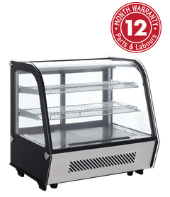 Exquisite CTC120 Counter Top Curved Cake Display Refrigerators