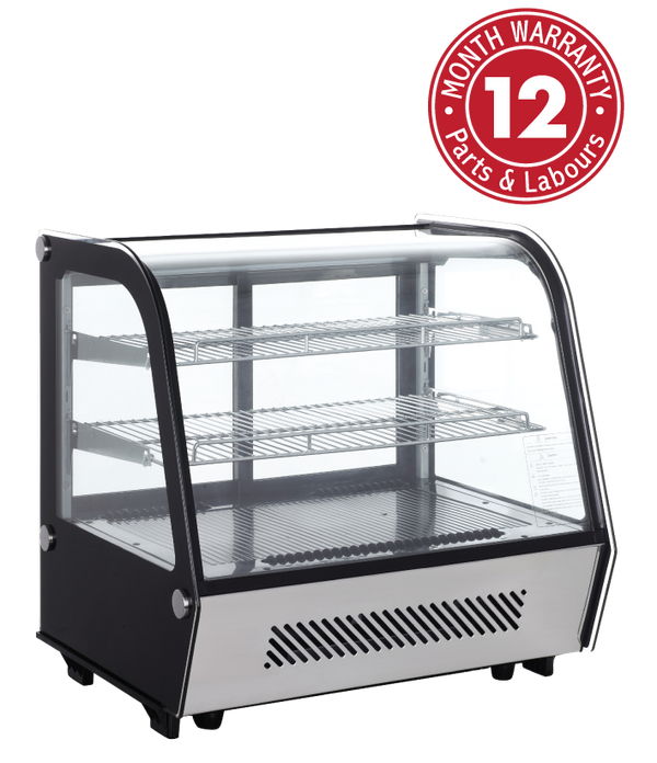 Exquisite CTC120 Counter Top Curved Cake Display Refrigerators
