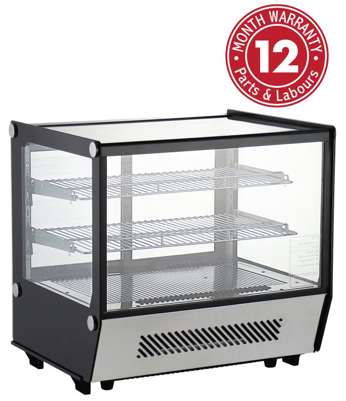 Exquisite CTC120S Counter Top Square Cake Display Refrigerators