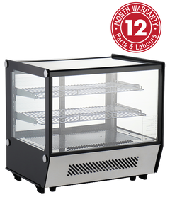Exquisite CTC120S Counter Top Square Cake Display Refrigerators