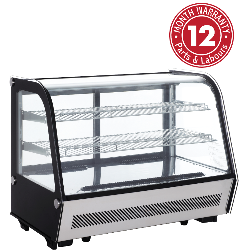 Exquisite CTC160 Counter Top Curved Cake Display Refrigerators