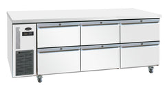 Austune 6 Drawer Undercounter Freezer 1800