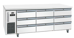 Austune 9 Drawer Undercounter Freezer 1800
