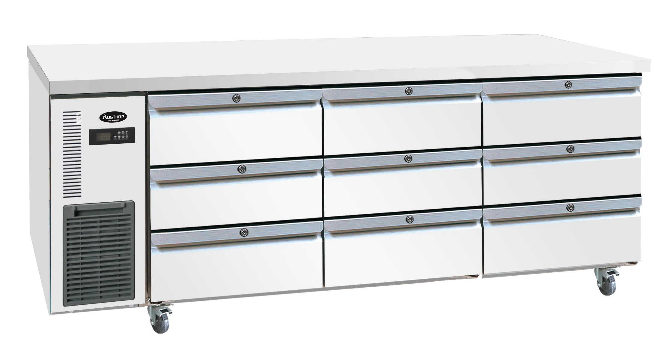 Austune 9 Drawer Undercounter Freezer 1800