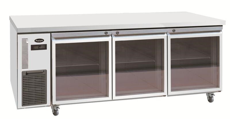 Austune 3 Glass Door Counter Chiller