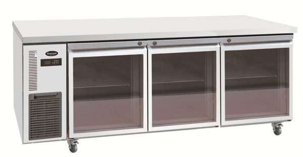 Austune 3 Glass Door Counter Chiller