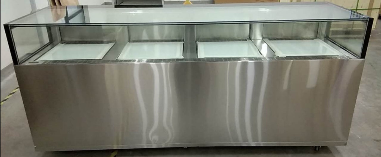 Austune High Quality Chocolate Showcase 4 Drawers  2400