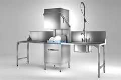 Hobart ECOMAX Plus H615: Three Phase Hood Dishwasher