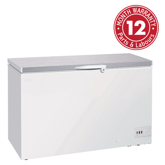 Exquisite ESS550H Stainless Steel Top Storage Chest Freezers