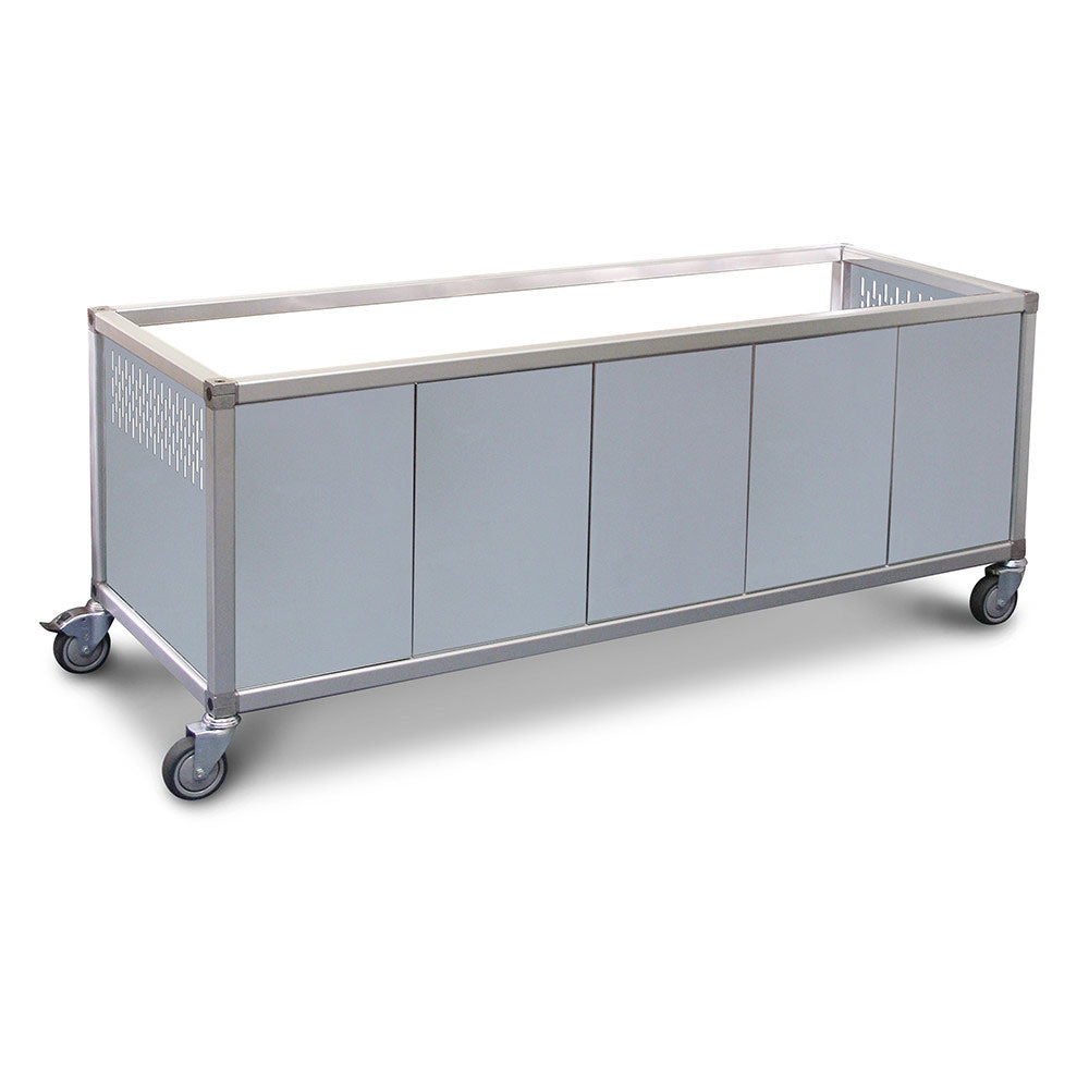 Roband - ET23- Food Bar and Bain Marie Trolley -  6 pans size