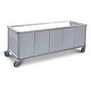 Roband - ET23- Food Bar and Bain Marie Trolley -  6 pans size