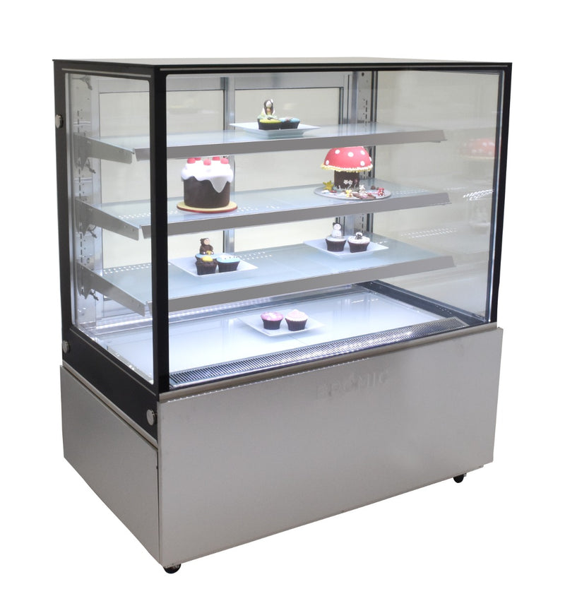 Bromic Cake Display | Cold Food Display 1200mm 542L 4 Tier - FD4T1200C-NR