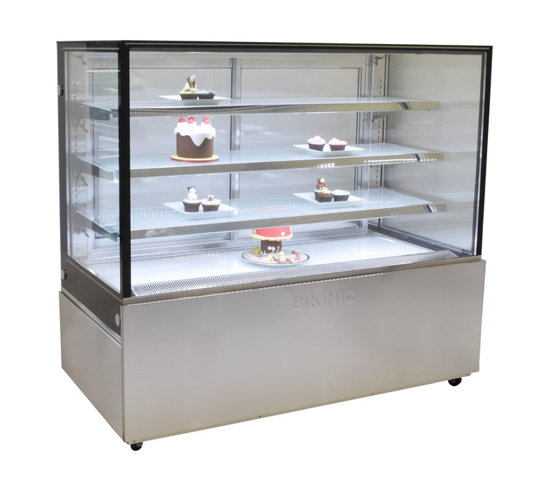 Bromic Cake Display | Cold Food Display 1500mm 686L 4 Tier - FD4T1500C-NR