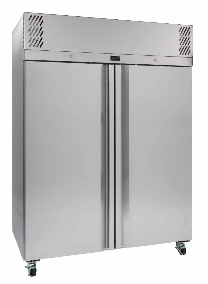 Williams Garnet - Two Door 2/1 Gn Stainless Steel Upright Freezer