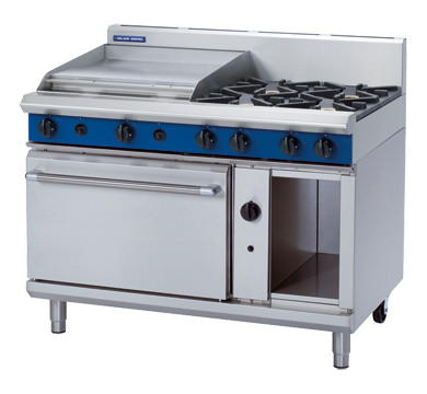 Blue Seal Evolution Series G508B - 1200mm Gas Range Static Oven