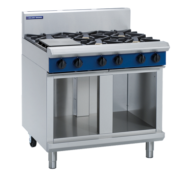 Blue Seal Evolution Series G516D-CB - 900mm Gas Cooktop - Cabinet Base