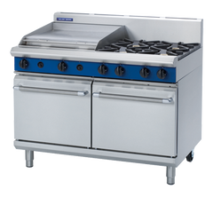 Blue Seal Evolution Series G528B - 1200mm Gas Range Double Static Oven