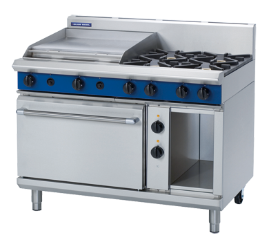 Blue Seal Evolution Series GE508B - 1200mm Gas Range Electric Static Oven