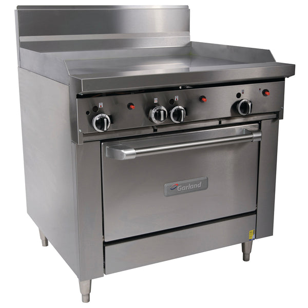 Garland 900mm WIDE RESTAURANT SERIESGRIDDLE RANGE WITH CONVECTION OVEN (NG & LP) GFE36-G36C