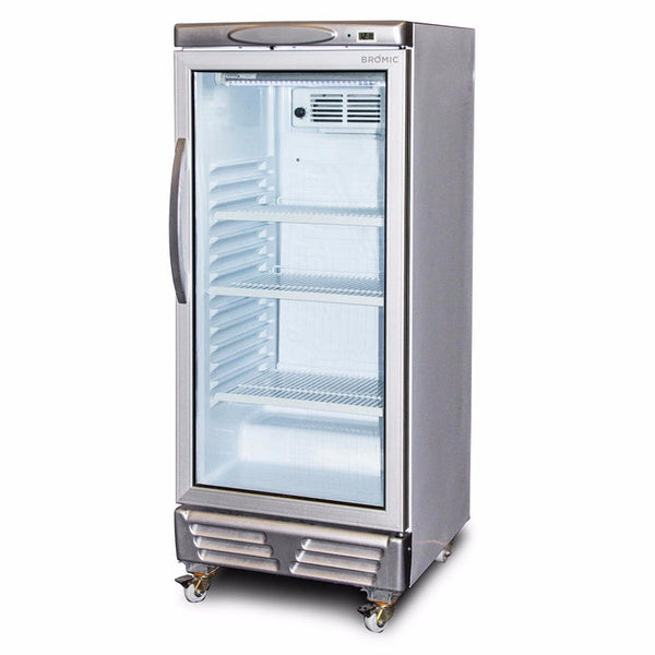 Bromic Upright Display Fridge Flat Glass 215L GM0220-NR