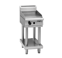 Waldorf 800 Series GP8450G-CB - 450mm Gas Griddle Low Back Version - Cabinet Base
