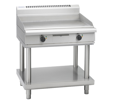 Waldorf 800 Series GPL8900E-LS 900mm Electric Griddle Low Back Version Leg Stand