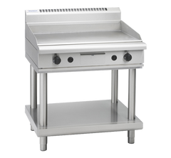 Waldorf 800 Series GPL8900G-LS 900mm Gas Griddle Low Back Version Leg Stand