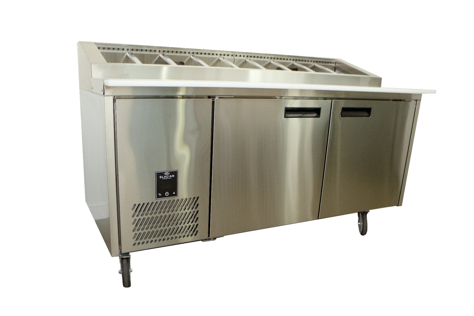 Glacian PIZZA PREP FRIDGE 2 DOOR