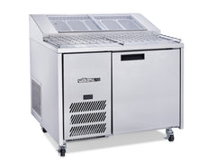 Williams Jade Pizza - One Door Stainless Steel Pizza Prep Counter Refrigerator With Blown Air Well