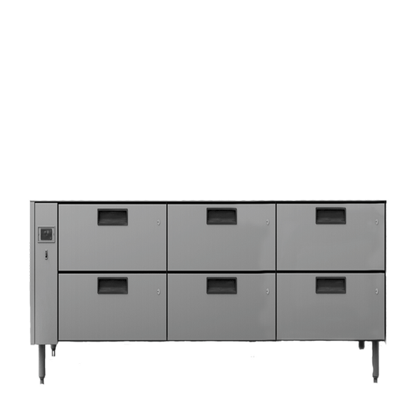 Williams Jarrah - Six Drawer Remote Hiline Refigerator