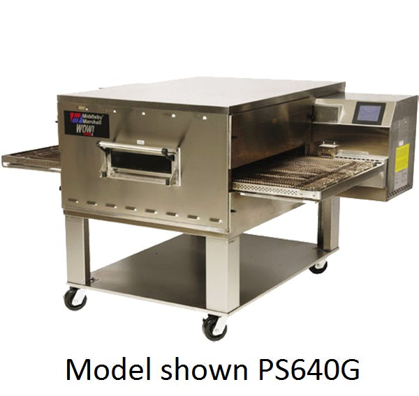 Middleby Marshall: Conveyor Oven 851mm wide conveyor, 1029mm long cooking chamber, WOW controller - PS640G with STAND